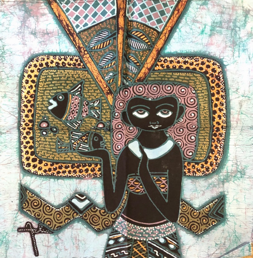 Batik Indonesiano 29x29 cm