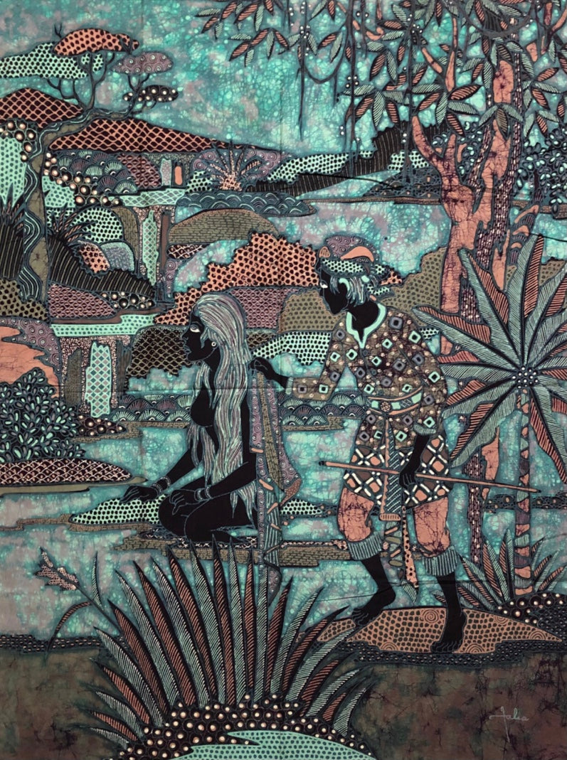 Batik Indonesiano 72x92 cm