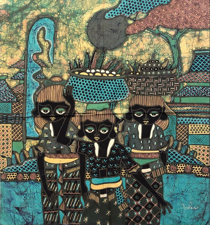 Batik Indonesiano 45x48 cm